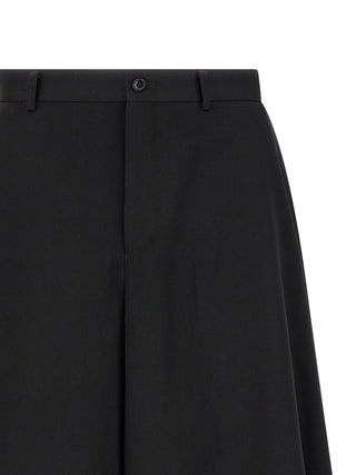 Bermudas negras de lana  