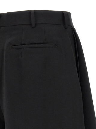 Bermudas negras de lana  