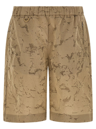 Beige Polyamide Bermuda Shorts