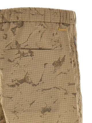 Beige Polyamide Bermuda Shorts