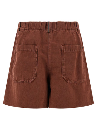 Multicolor Cotton Bermuda Shorts