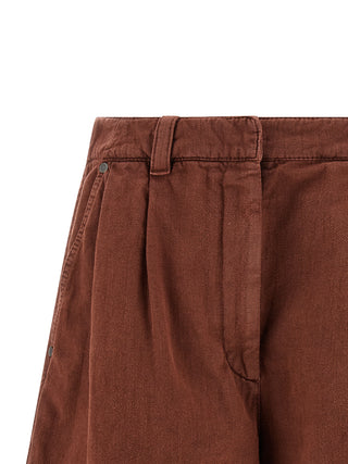 Multicolor Cotton Bermuda Shorts