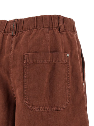 Multicolor Cotton Bermuda Shorts