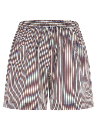 Bordeaux Cotton Bermuda Shorts