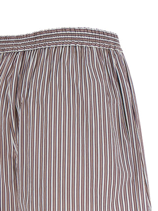 Bordeaux Cotton Bermuda Shorts