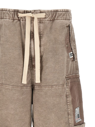 Gray Cotton Bermuda Shorts
