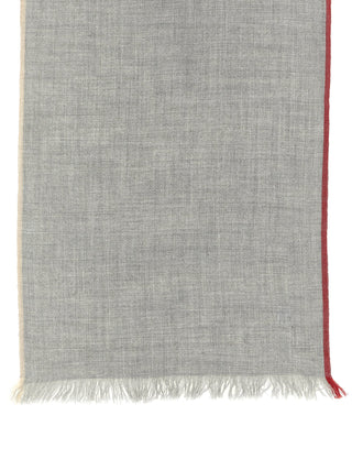 Gray Virgin Wool Scarf