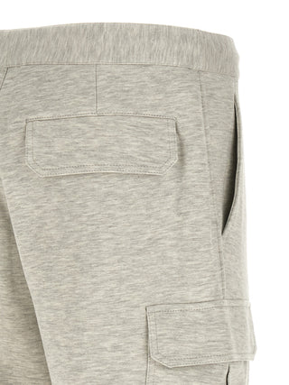Gray Cotton Bermuda Shorts