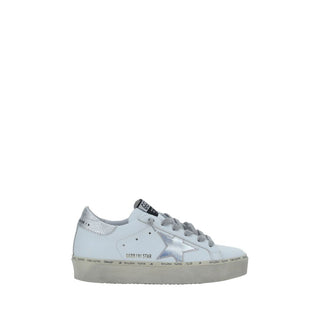 White Calf Leather Bos Taurus Low Top Sneakers