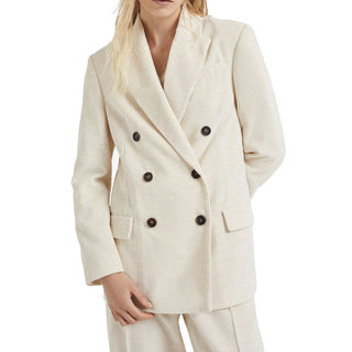 White Cotton Blazer