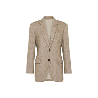 Beige Cashmere Blazer
