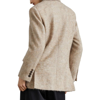 Beige Cashmere Blazer