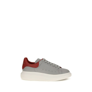 Gray Calf Leather Bos Taurus Platform Sneakers