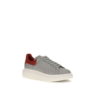 Gray Calf Leather Bos Taurus Platform Sneakers