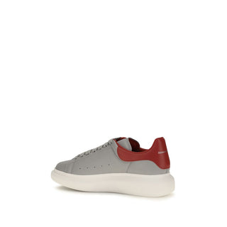 Gray Calf Leather Bos Taurus Platform Sneakers