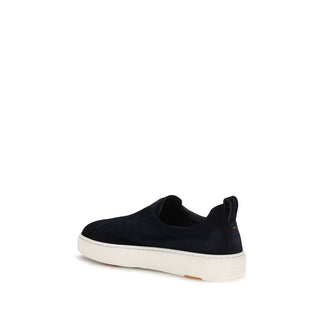 Blue Calf Leather Bos Taurus Sneakers