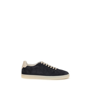 Brown Calf Leather Bos Taurus Low Top Sneakers