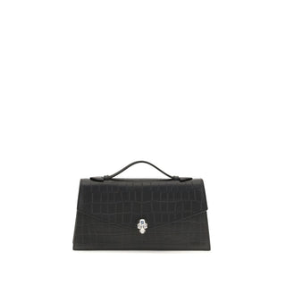 Black Calf Leather Bos Taurus Handbag