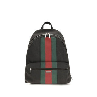 Black Fabric Backpack