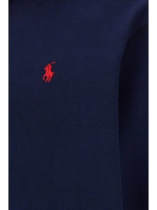 Sudadera azul de algodón