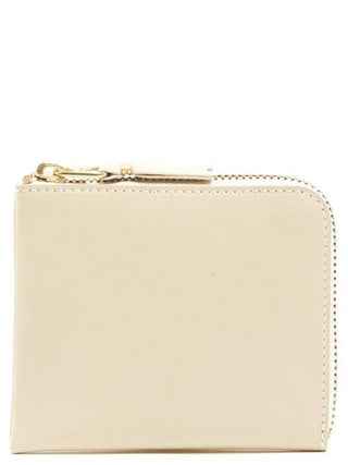 Beige Cowhide Cardholder