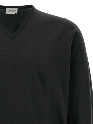 Black Merino Wool Cardigan