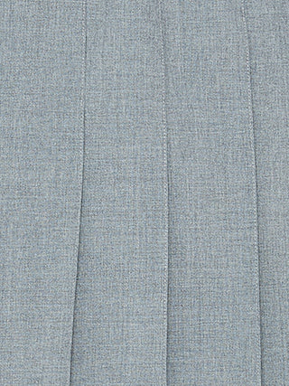 Gray Wool Long Skirt