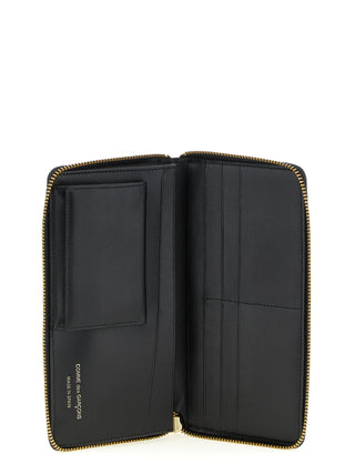 Cartera bicolor de piel de becerro