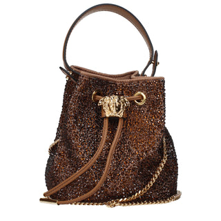 Brown Satin Handbag