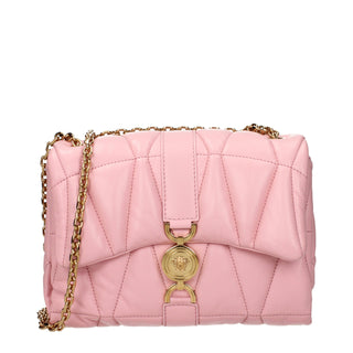 Pink Leather Shoulder Bag