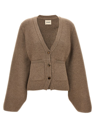 Brown Cashmere Cardigan