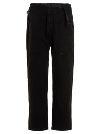Black Cotton Cargo Pants