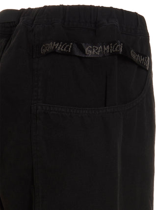 Black Cotton Cargo Pants