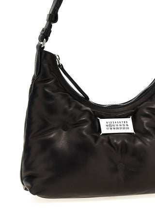 Black Lamb Leather Shoulder Bag