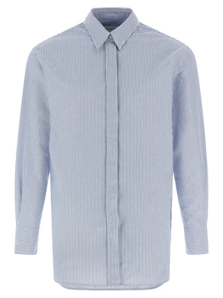 Blue Cotton Blouse