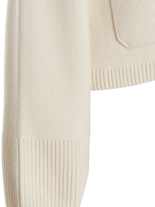 White Cashmere Cardigan