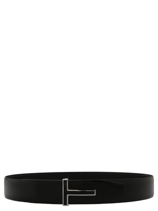 Black Calfskin Regular Belt