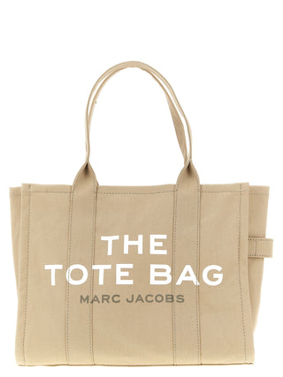 Bolso tote de algodón beige