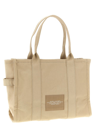 Bolso tote de algodón beige