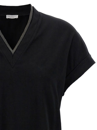 Black Cotton T-Shirt