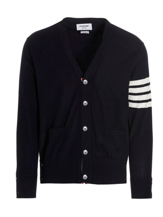 Blue Merino Wool Cardigan