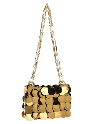 Gold Polyester Handbag