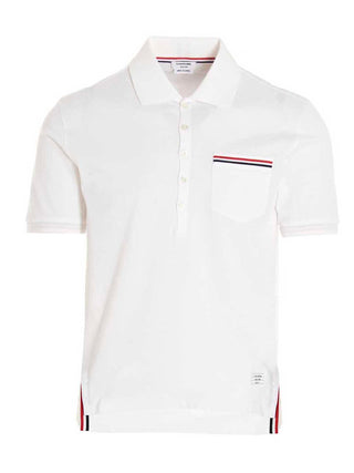 White Cotton Polo Shirt