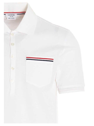 White Cotton Polo Shirt