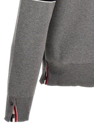 Gray Cotton Cardigan