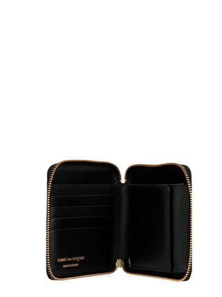 Cartera de piel de becerro negra
