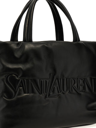 Black Lamb Leather Tote Bag