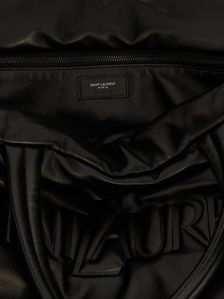 Black Lamb Leather Tote Bag