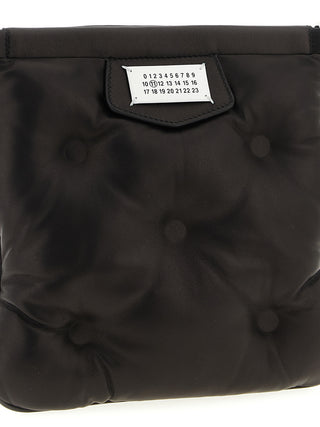 Black Lambskin Crossbody Bag