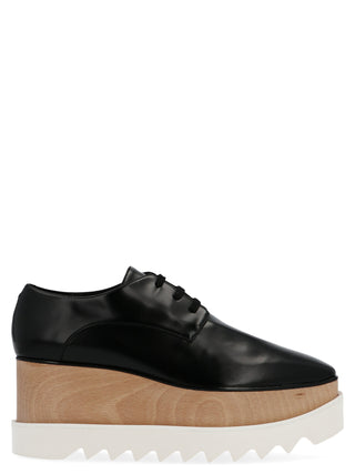Black Polyethylene Wedge Sandals